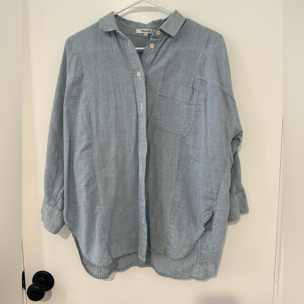 Madewell, Blue and White, Small